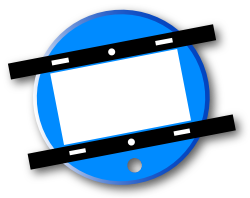 A film reel, representing the production tools of decades past